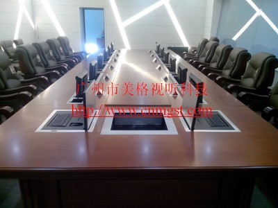 班台培训室桌面电脑升降机器,成都美格液晶屏升降器全套产品_世界工厂网