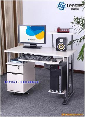 【实用型钢木电脑桌】价格,厂家,图片,办公桌/电脑桌,常州市利登家私-
